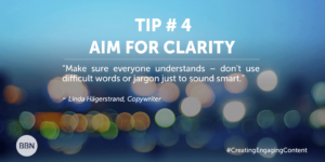 4 Aim for Clarity